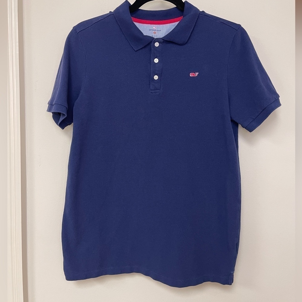 Vineyard Vines by Target: Boys Blue Cotton Polo, Size XL (16)